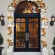 Fall Maple Leaf Pumpkin Garland - 71 Inch Artificial Wreath for Home Decor