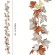 Fall Maple Leaf Pumpkin Garland - 71 Inch Artificial Wreath for Home Decor