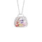Ornament in Purse Silver Necklace