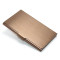 Velvet Lined Brushed Steel Engraved Business Card Holder