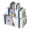 Set of 3 Nautical Maritime Decor Nested Wooden Storage Boxes