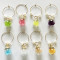 Set of 8 Ball Glass Marker Charms for Wine, Martini and Champagne Glass