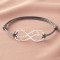Personalized Infinity Bracelet with Names - Stainless Steel Family Jewelry