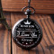 Engraved Pocket Watch for Son - Inspirational Message