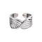 Swirls & Knot Stirling Silver Band Ring for Women